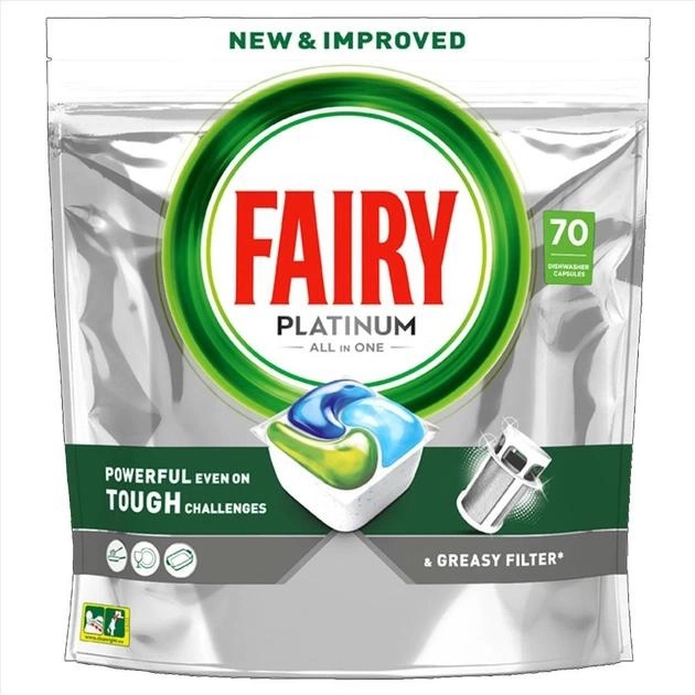 Kapsułki Do Zmywarki Fairy Platinum All In One