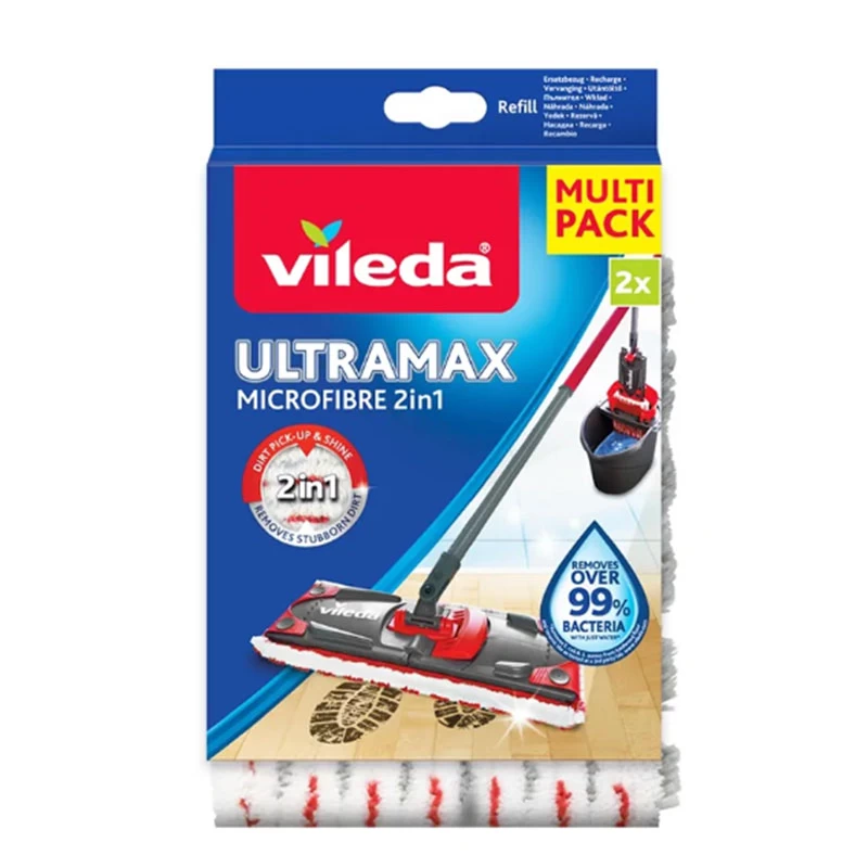 Wkłady do mopa Vileda Ultramax i Ultramat TURBO, 2 sztuki, kod produktu: 167720.