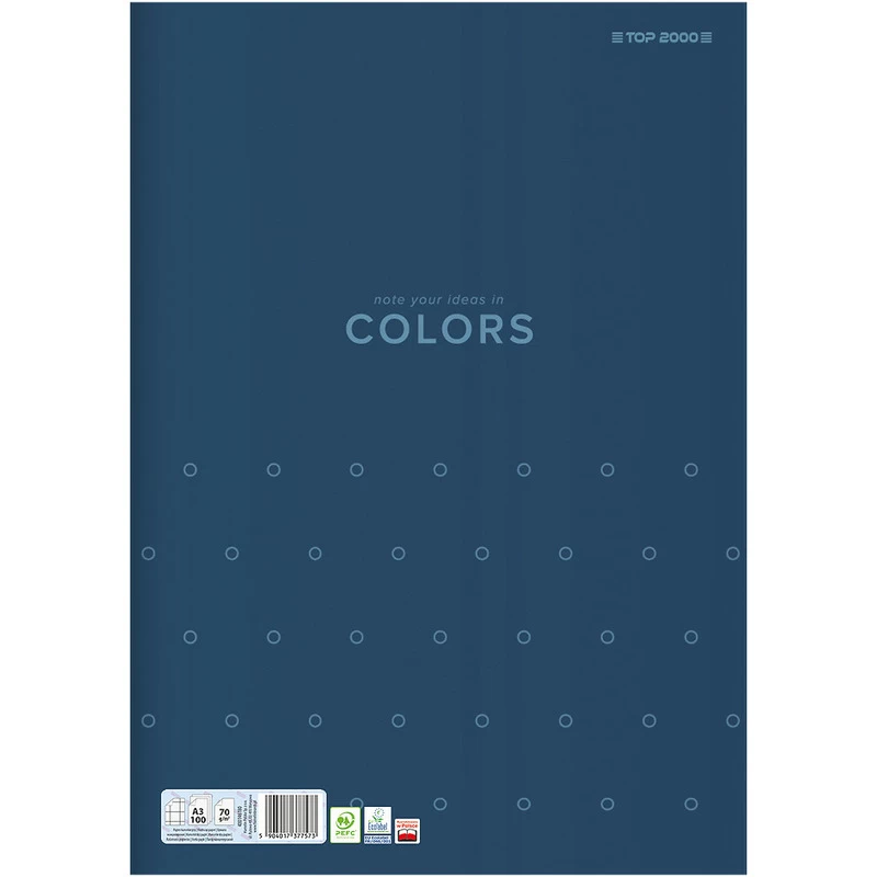 Papier kancelaryjny TOP 2000 COLORS A3 kratka 70 g