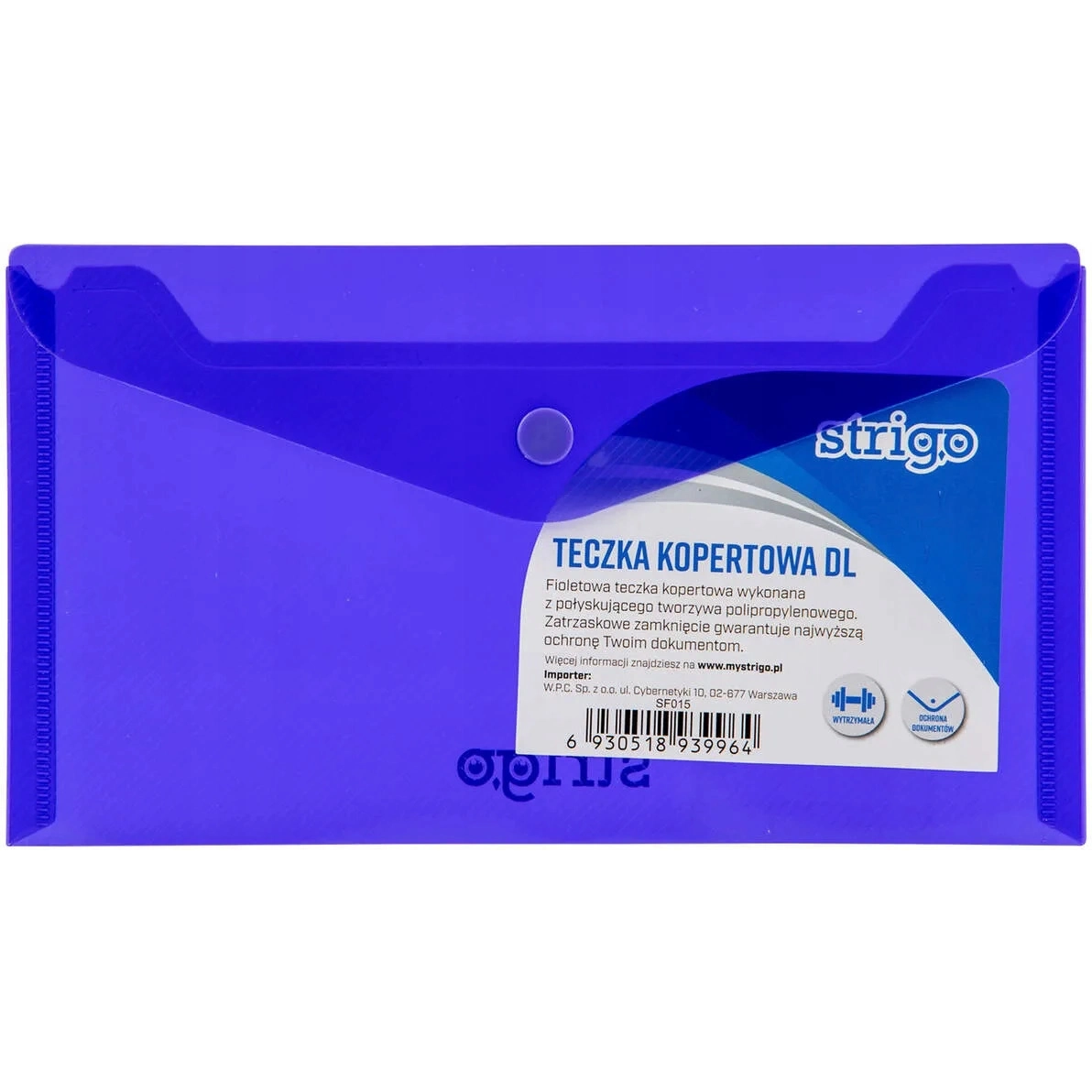 Teczka kopertowa STRIGO PP DL pozioma