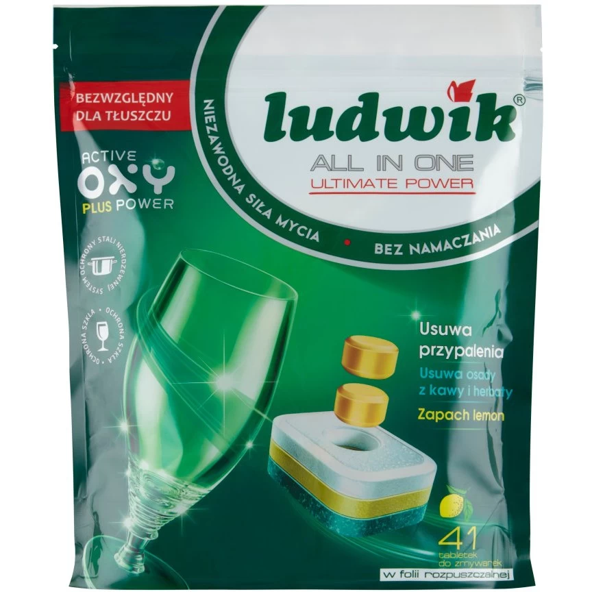 Tabletki do zmywarki LUDWIK All In One Ultimate Power Lemon
