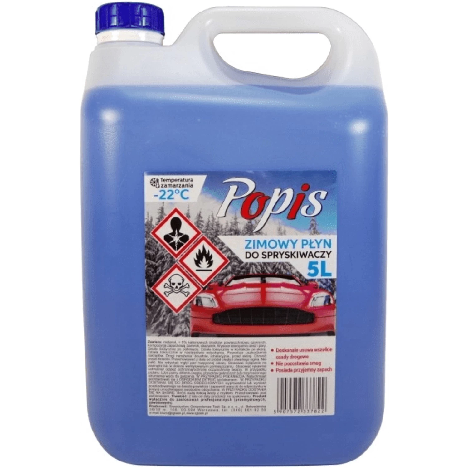 Zimowy płyn do spryskiwaczy