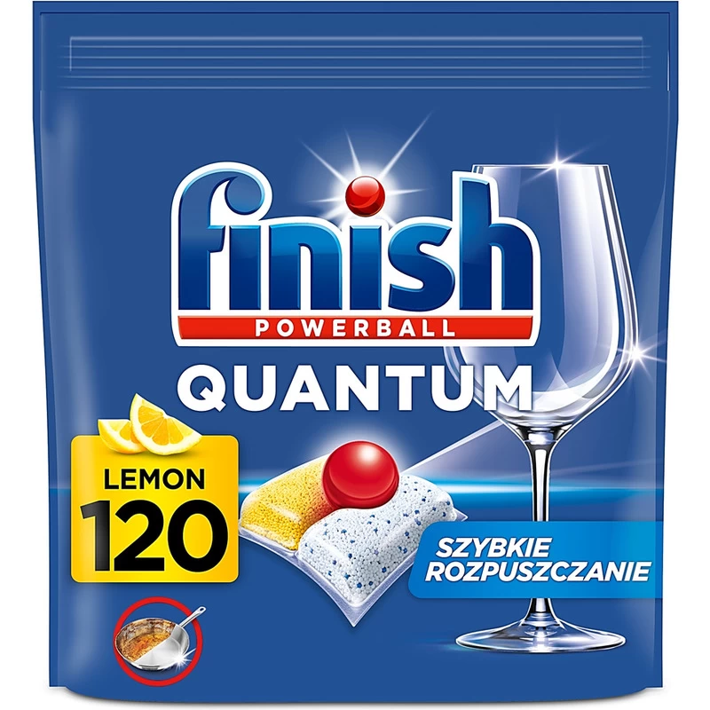 Kapsułki do zmywarki Finish Quantum All-in-1 Lemon