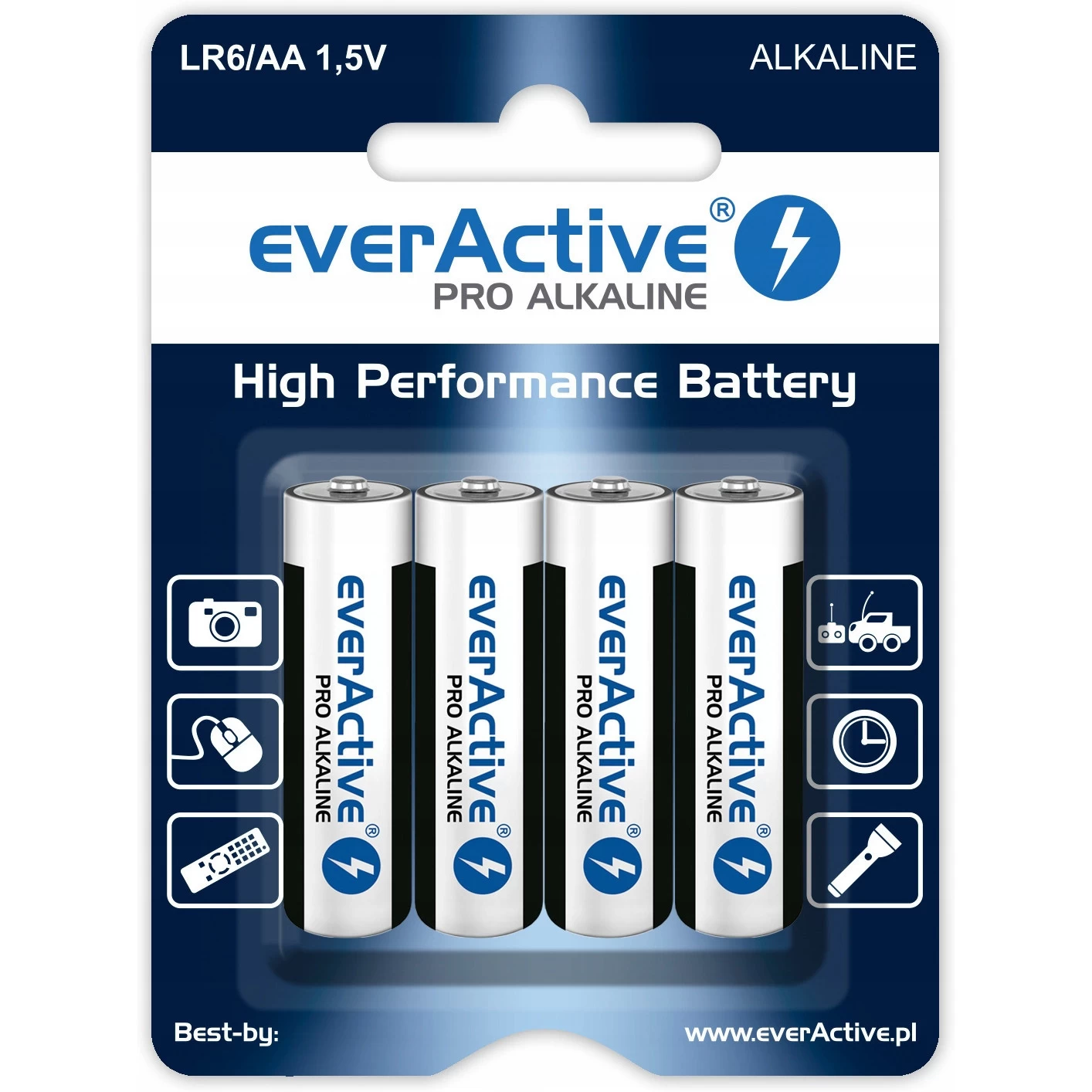 Bateria alkaliczna EVERACTIVE Pro AA/LR6