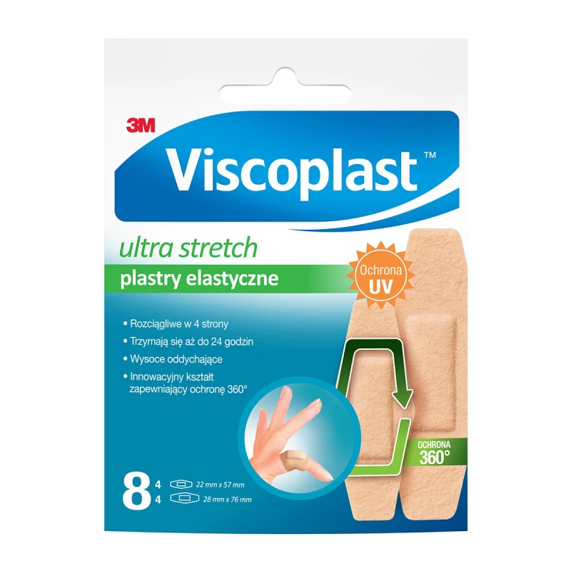Plastry VISCOPLAST Ultra Stretch