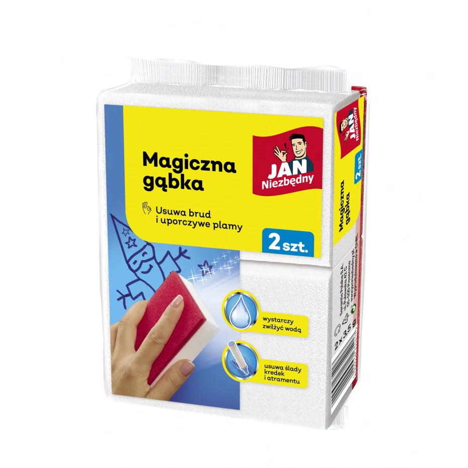 Magiczna gąbka JAN NIEZBĘDNY 2 szt.