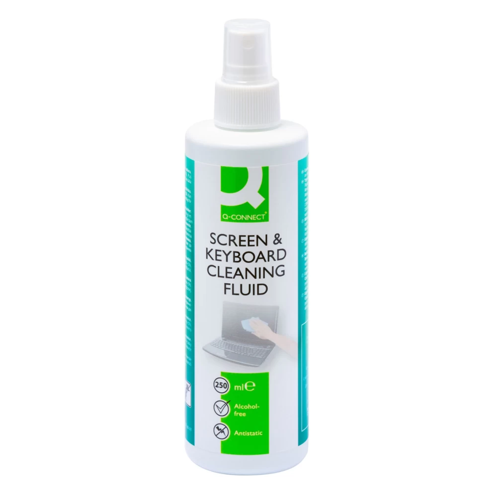 Spray do czyszczenia ekranów Q-Connect 250ml
