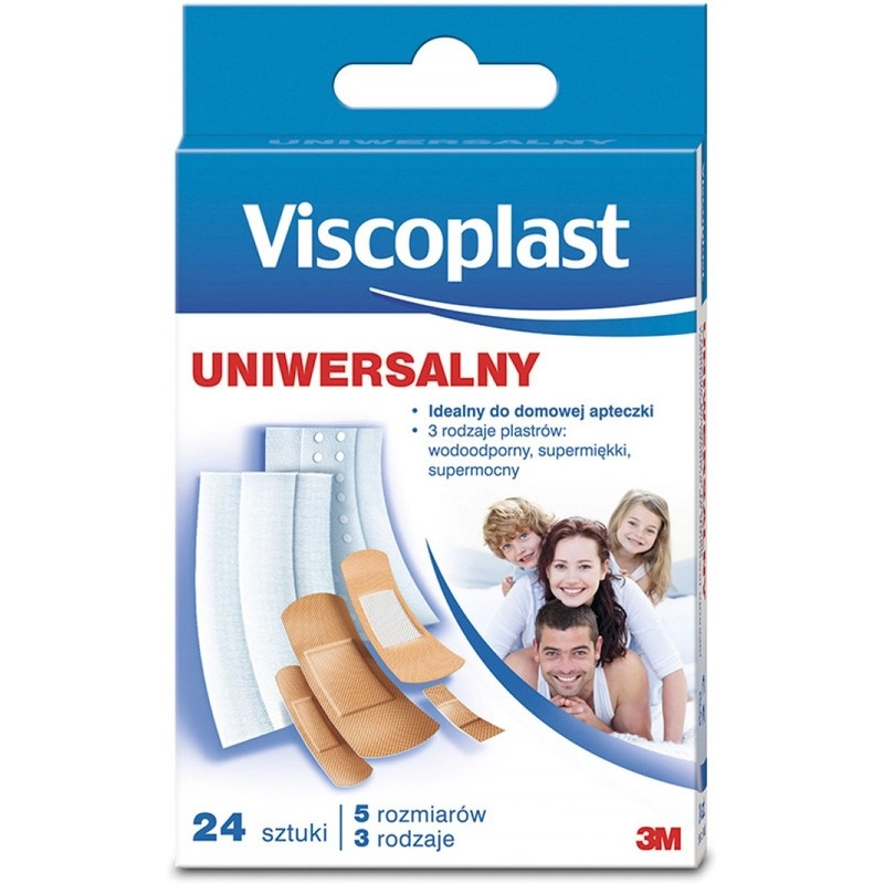 Zestaw Plastrów Uniwersalnych Viscoplast