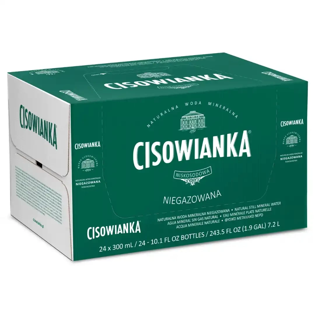 Woda Cisowianka - Szkło