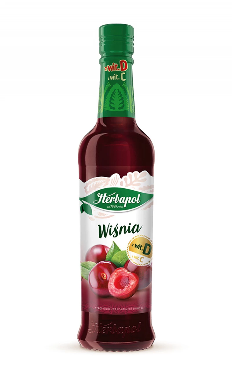 Syrop HERBAPOL Wiśnia 420 ml